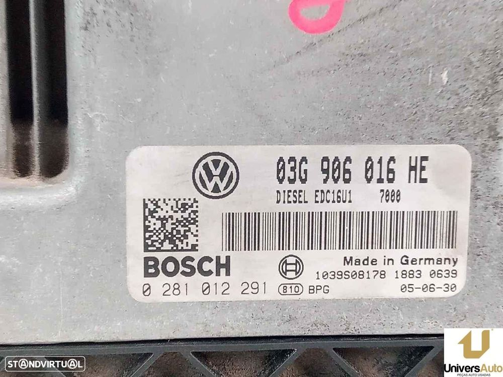 CENTRALINA MOTOR UCE SEAT ALTEA 2004 -0281012291 - 1