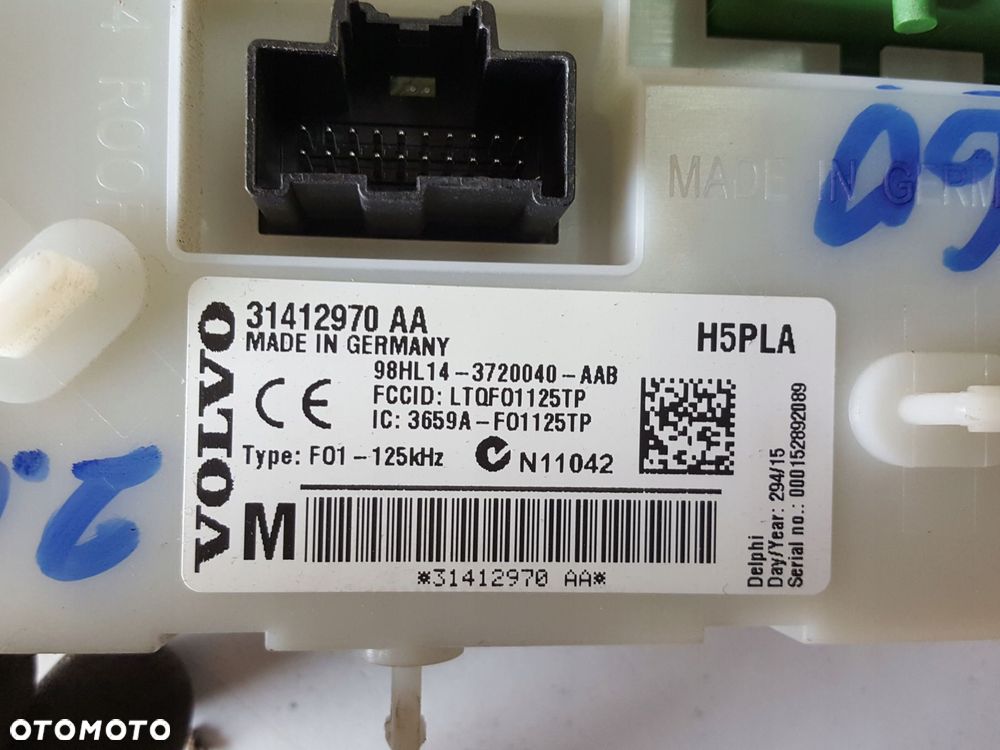 VOLVO XC60 I LIFT 13-17r 2.4 D SKRZYNKA MODUŁ KOMFORTU 31412970AA - 2