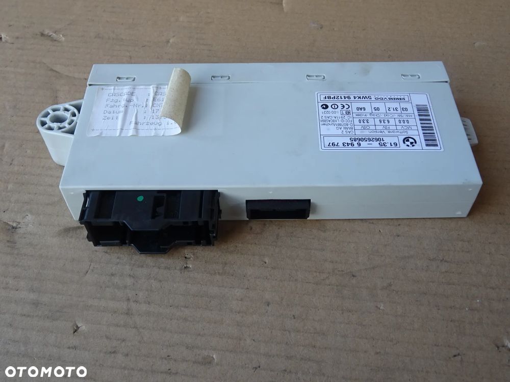 BMW E61 E60 MODUŁ DOSTĘPU CAS CAS2 6943797 - 2