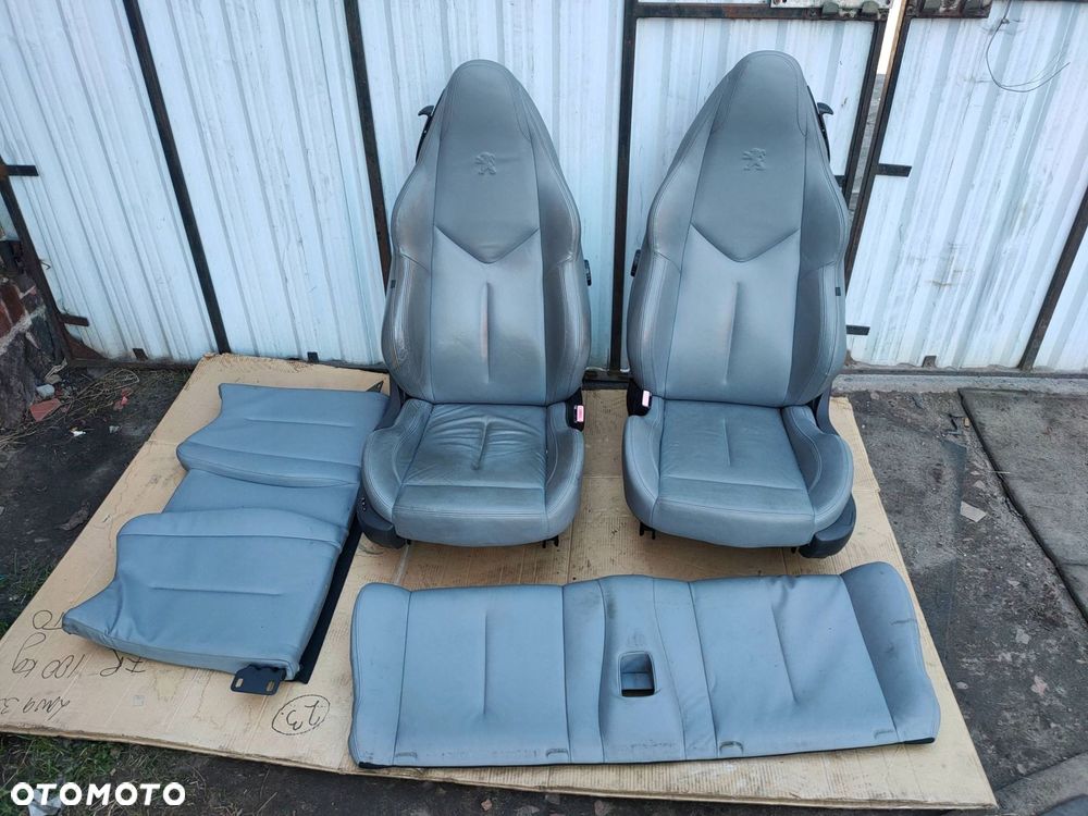 komplet foteli peugeot rcz jasna skóra - 2