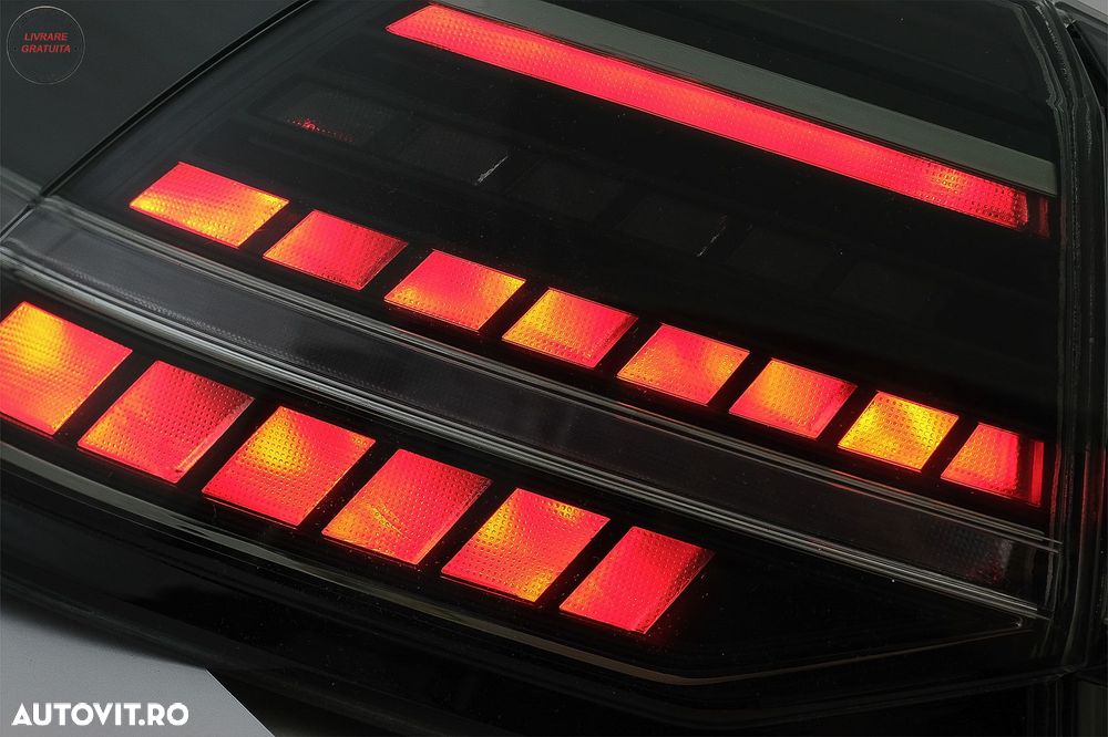 Stopuri Full LED VW Golf 7 7.5 VII (2012-2020) Facelift G7.5 Look Fumurii- livrare gratuita - 8