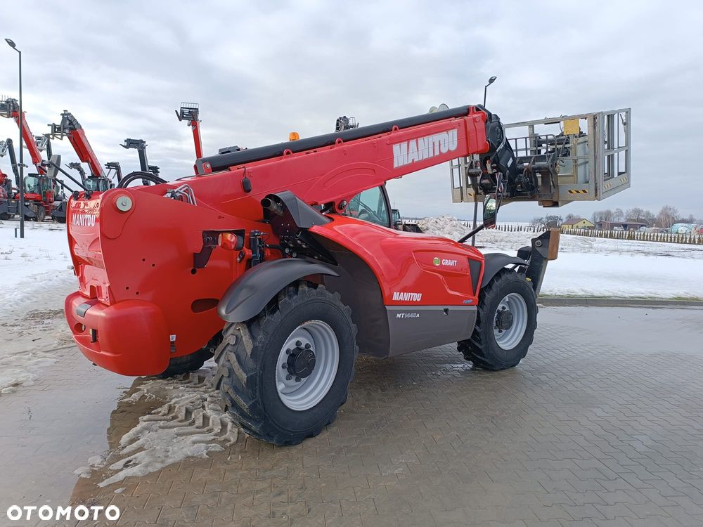 Manitou ładowarka teleskopowa MT 1440 A homologacja pracy z koszem - 4