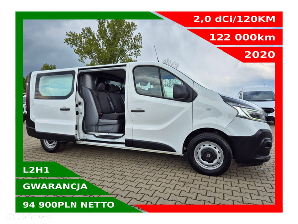 Renault Trafic L2H1 *94900zł NETTO* Brygadówka 6 osób 2,0dCi/120KM