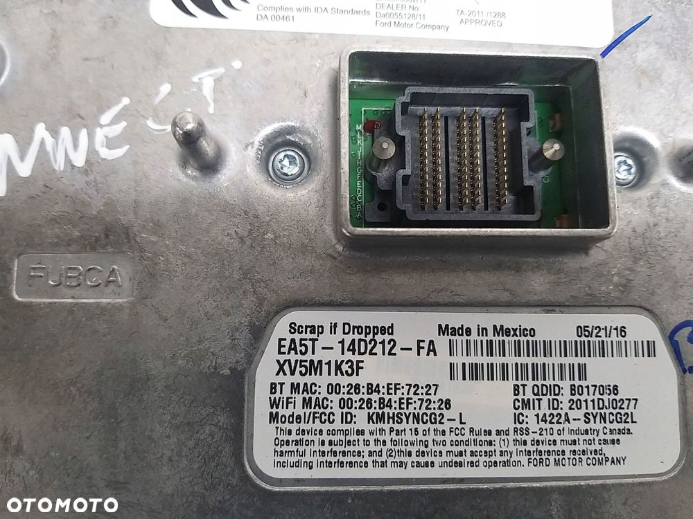 ford focus mk3 connect moduł sterownik nawigacji ea5t-14212-fa - 2