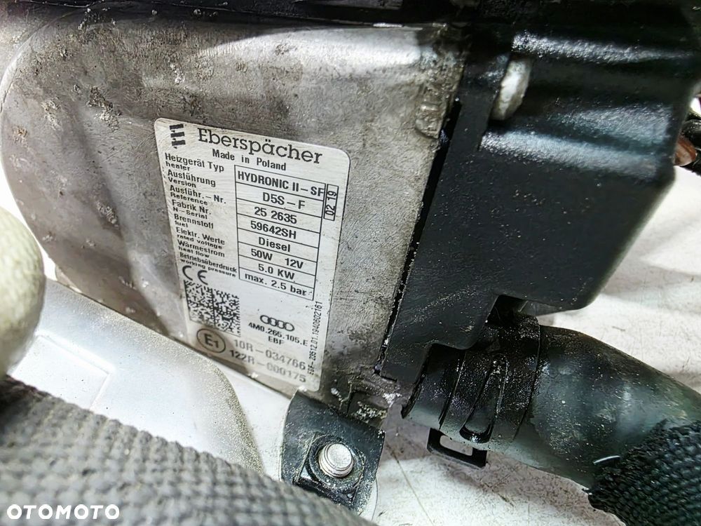 WEBASTO DOGRZEWACZ AUDI A6 C8 A7 4M0265105E 4K0265081L - 10