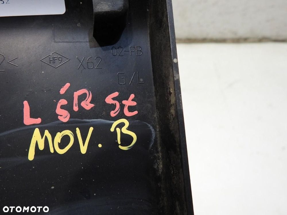 LISTWA SŁUPKA LEWY ŚRODEK OPEL MOVANO B 768190129R - 2