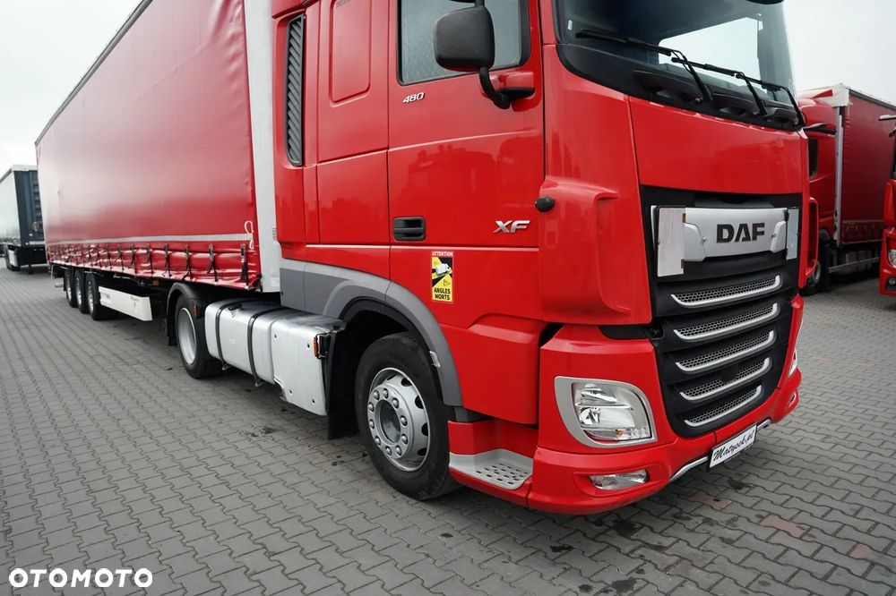 DAF XF 480 / ZESTAW / LOWDECK / SSC / + WIELTON / FIRANKA / MEGA / BDE / DACH PODNOSZONY / SAF - 9