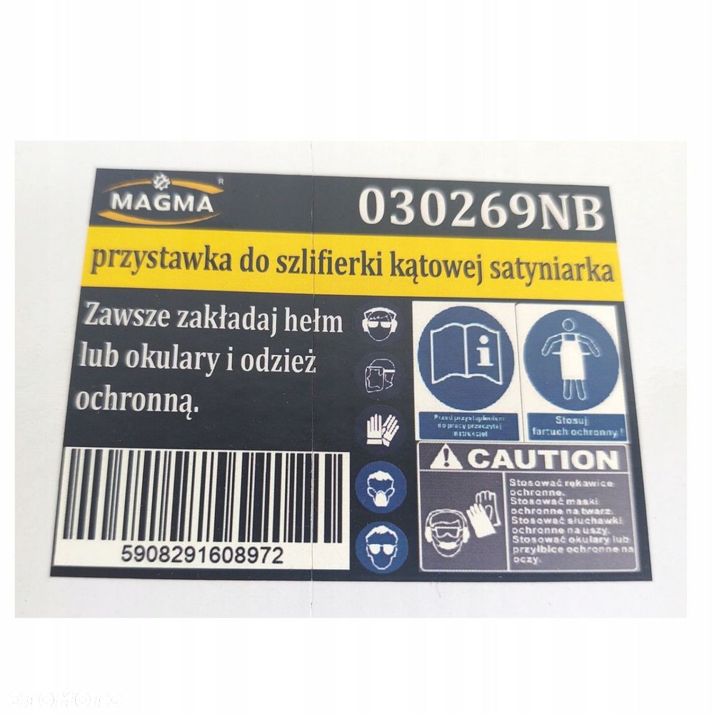 Przystawka na szlifierkę M14 do satynowania matowienia satyniarka stalowa - 3