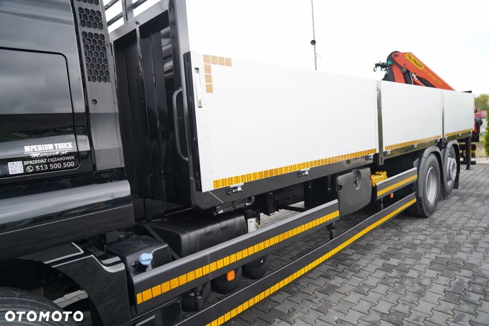 MAN TGS 26.440 / 6X2 / SKRZYNIOWY 7,5 M / OŚ PODNOSZONA  + HDS PALFINGER PK 18002  / MAX UDŹWIG: 6 000 KG / STEROWANIE RADIOWE / ROTATOR / KLIMA POSTOJOWA /  MANUAL / EURO 6 - 9