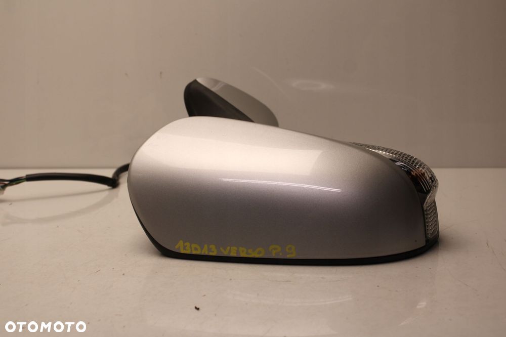 toyota verso lift 9 pin 13r- lusterko prawe zewnętrzne 1f7 - 1
