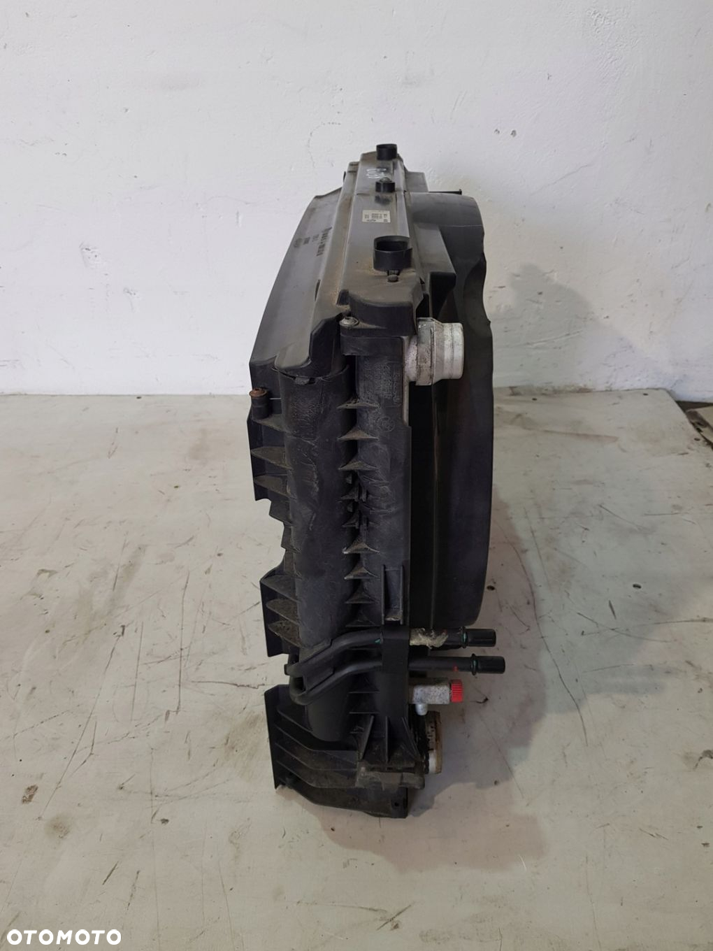 KOMPLET CHŁODNIC WENTYLATOR 7801657 BMW E60 E61 LIFT 3.0D EUR M57 - 5