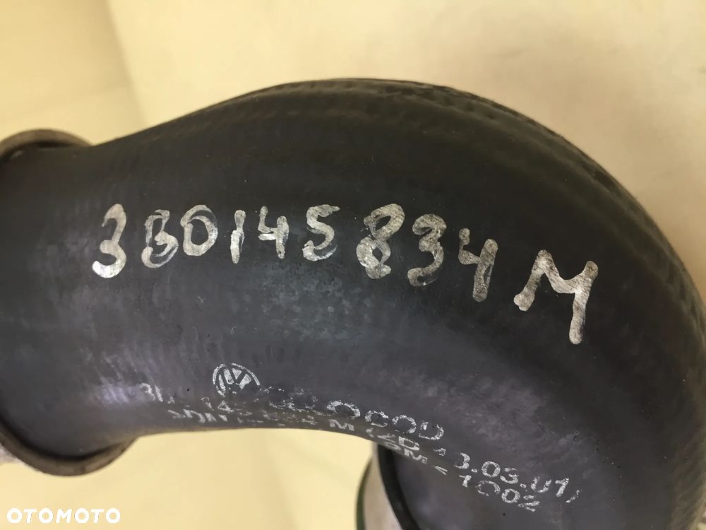 RURA RURKA PRZEWÓD POWIETRZA INTERCOOLERA TURBINY VW PASSAT B5 FL 1.9 TDI 3B0145834M - 6