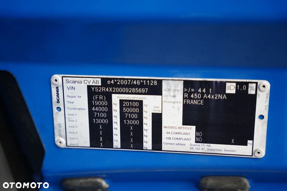 Scania R 450 / HYDRALIKA / RETARDER / KLIMA POSTOJOWA / ALUSY - 38