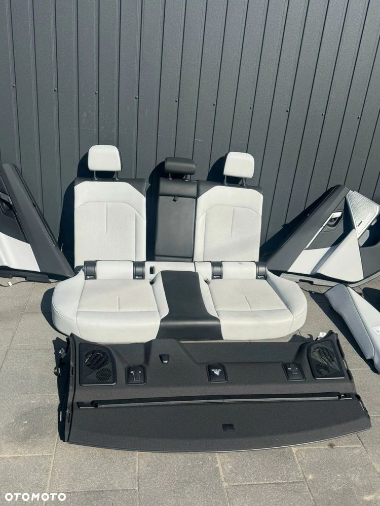 FOTELE TAPICERKA BMW M5 G90 SKÓRA MERYNOS SILVERSTONE CZARNY ELEKTRYCZNE - 7