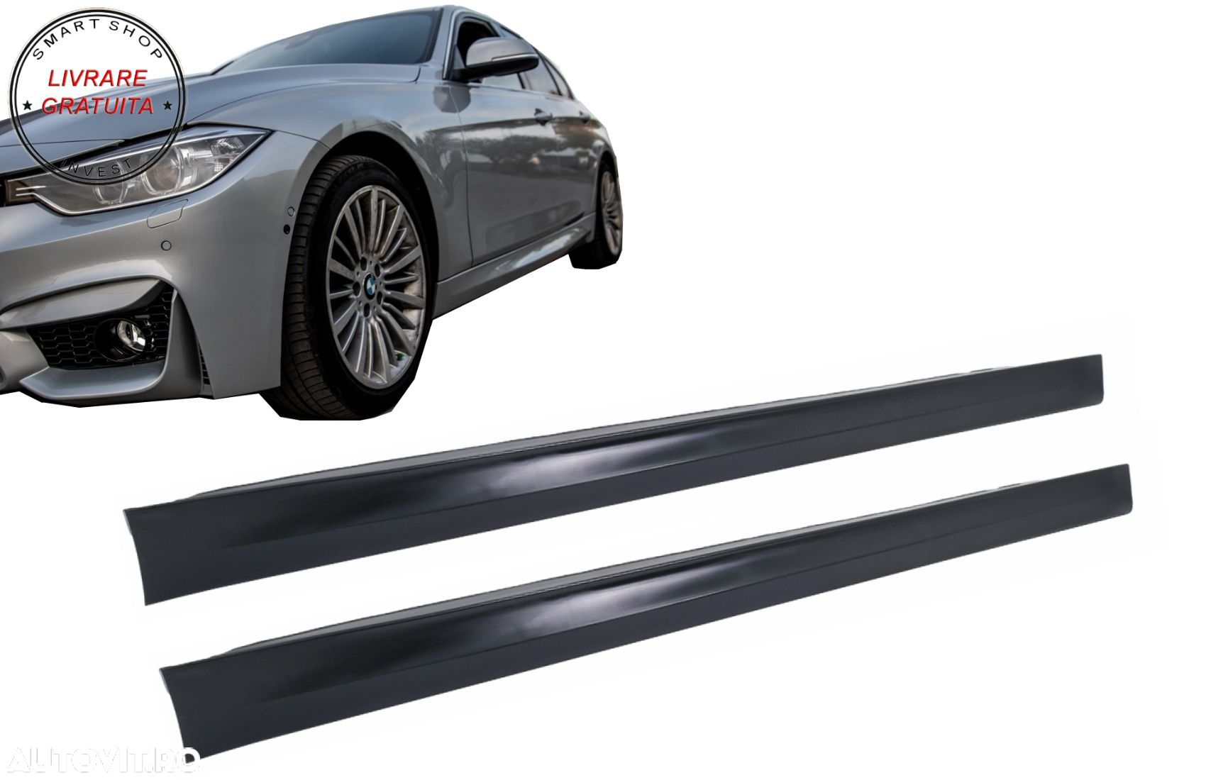 Praguri Laterale BMW Seria 3 F30 F31 Sedan Touring (2011-2019)- livrare gratuita - 1