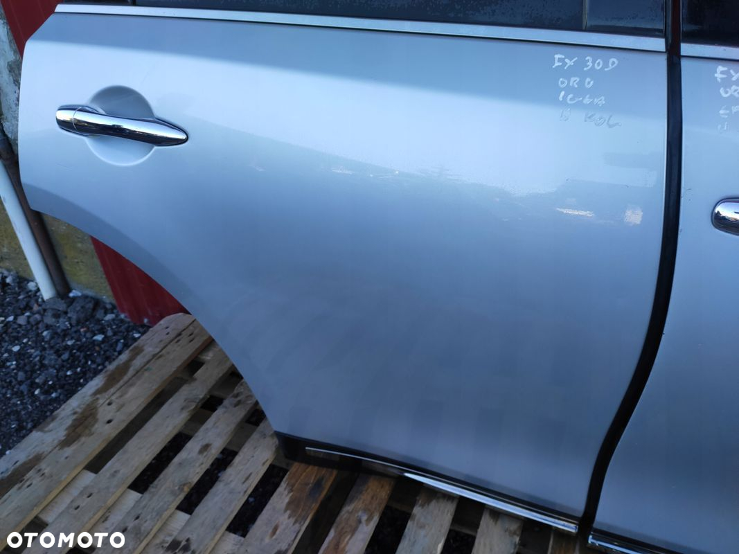INFINITI FX30D DRZWI PRAWY TYŁ PRAWE TYLNE SREBRNE ORYGINAŁ IGŁA W KOLOR - 9