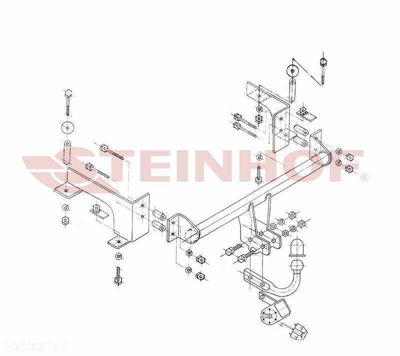 Hak Holowniczy + WIĄZKA 7PIN do Opel Combo Corsa od 2002 do 2011 - 2