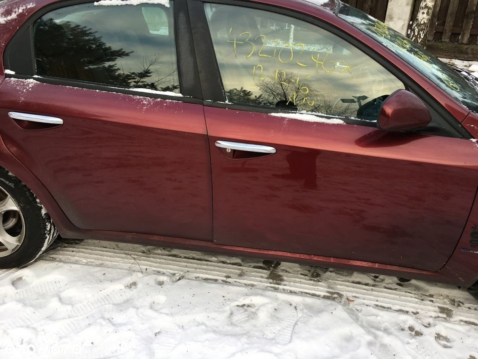alfa 159 drzwi prawe przod tyl rosso rubi 583 - 1