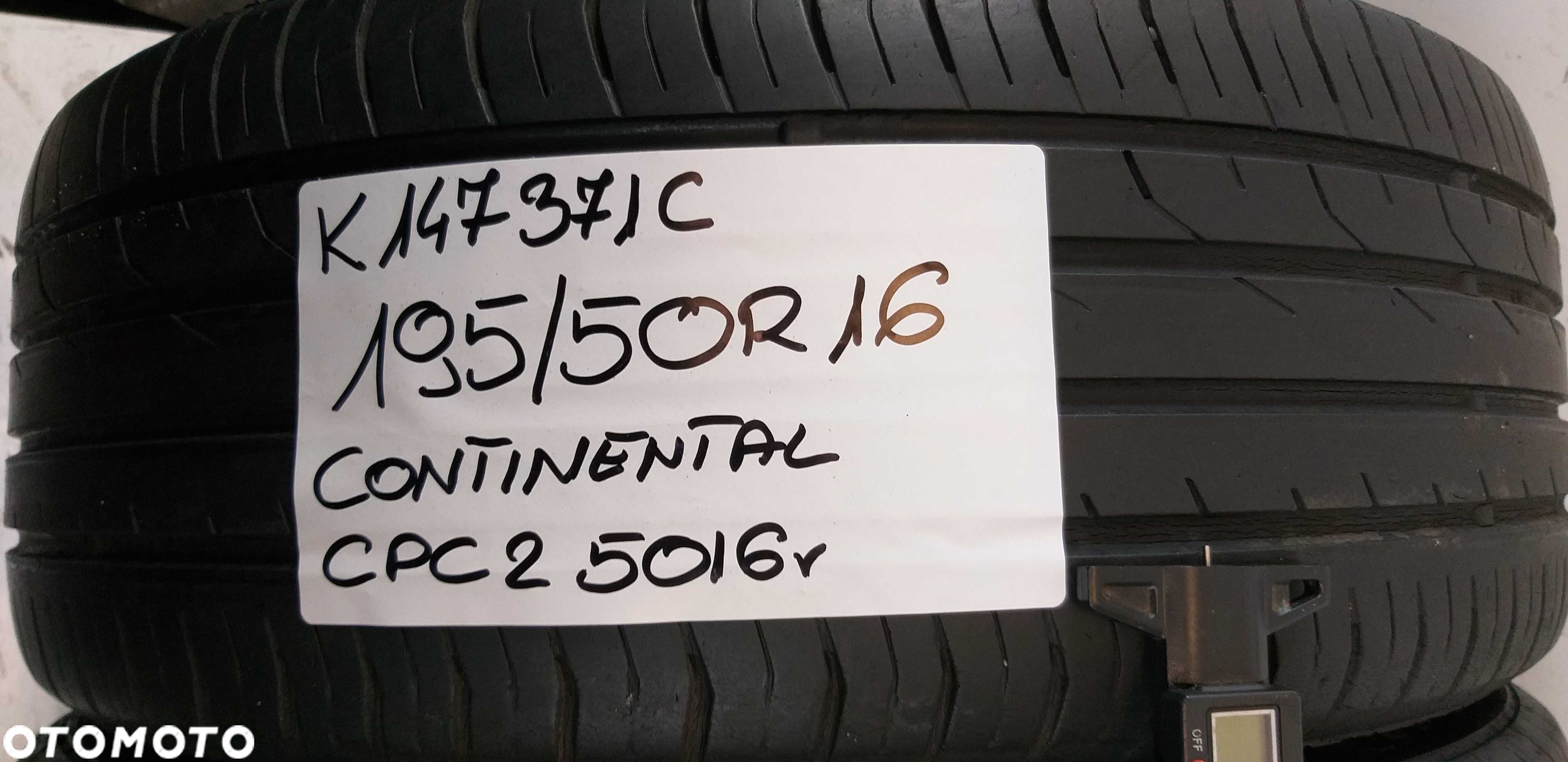 K147371C komplet 195/50R16 Continetal CPC2 dot.5016 - 2