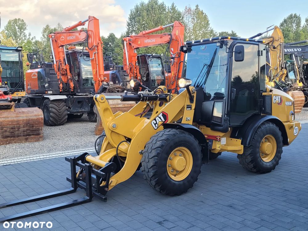 Caterpillar 906M / widły + łyżka otwierana / model 2022 r. / STAN IDEALNY / - 5