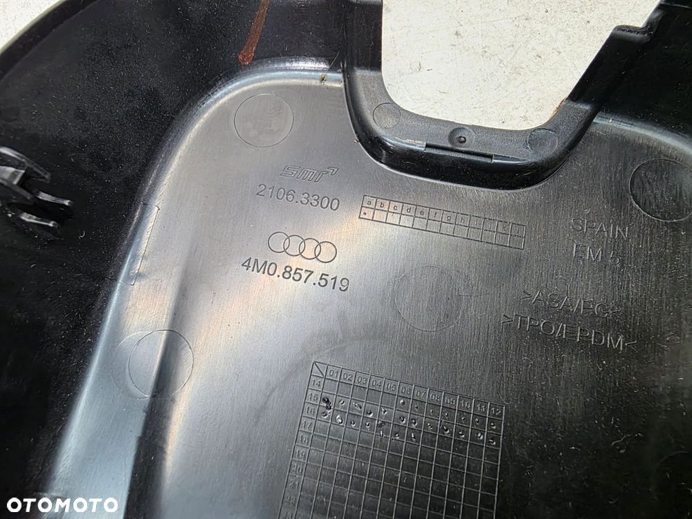 OSŁONA NAKŁADKA ZAŚLEPKA LUSTERKA AUDI Q7 4M 4M0857519 CZARNA - 7