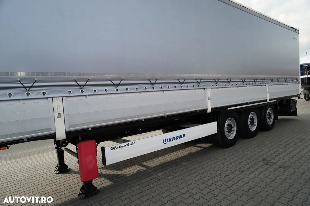 Krone CORTINĂ KRONE / LATERALĂ DE PLĂTIRE / AXĂ RIDICATĂ / SAF / STANDARD - 10