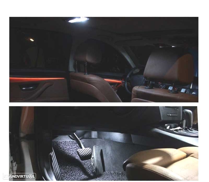 KIT COMPLETO 18 LAMPADAS LED INTERIOR BMW F30 F80 320I 328I 335I 340I XDRIVE ACTIVEHYBRID M3 11-19 - 4