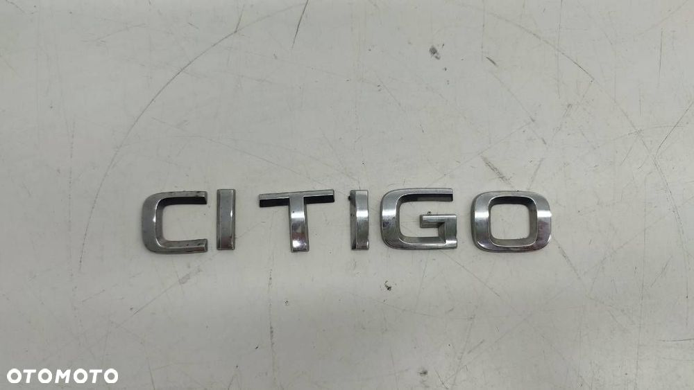 ZNACZEK EMBLEMAT TYŁ SKODA CITIGO 2017 EU SKODA CITIGO (NF1) 2011 - 2019 1.0 55 kW [75 KM] benzyna 2011 - 2019 - 1