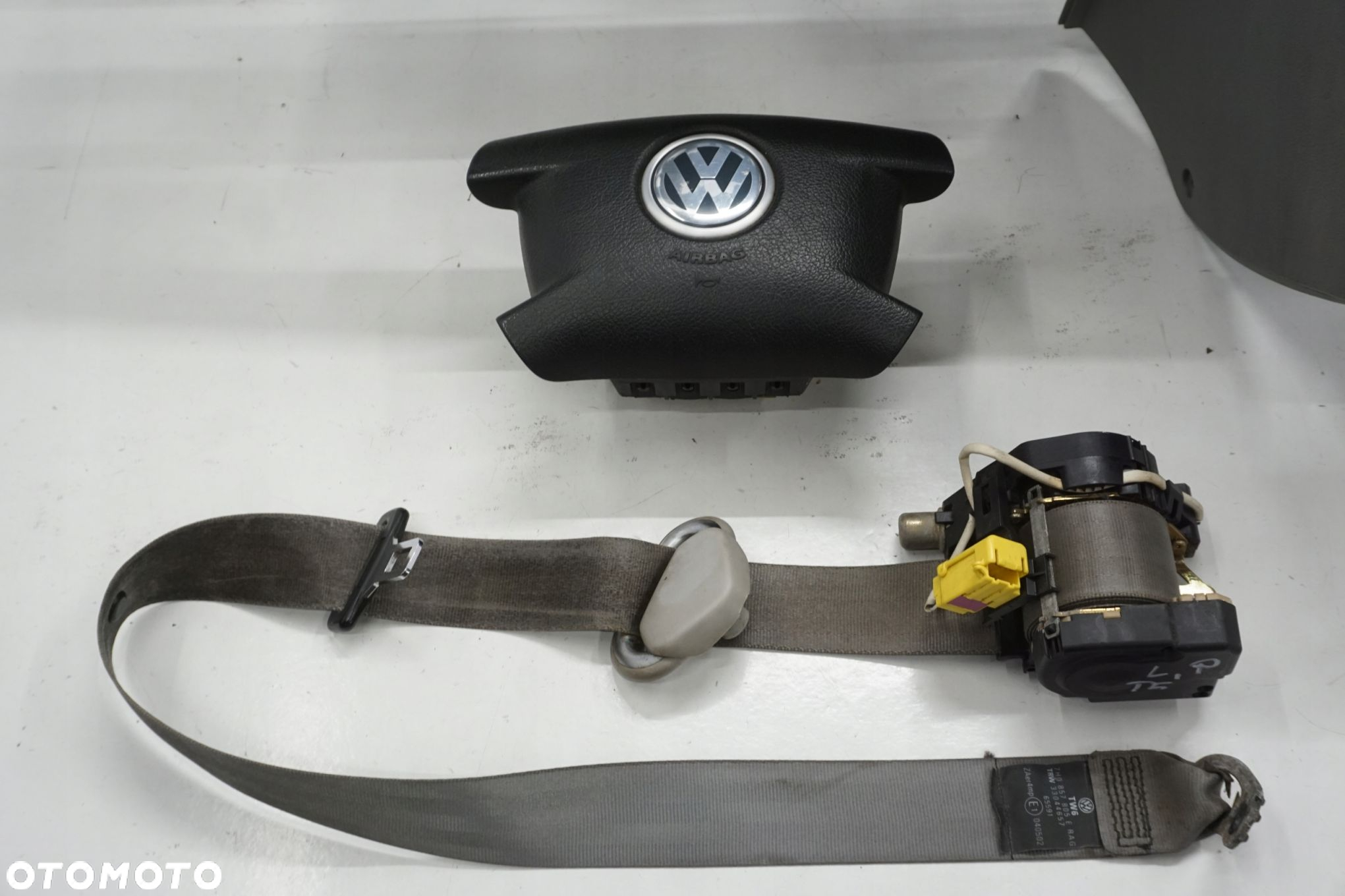 VW TRANSPORTER T5 DESKA ROZDZIELCZA KOKPIT PASY AIRBAG - 14