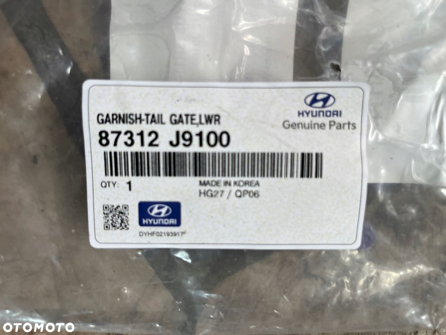 Oświetlenie tablicy KLAPY HYUNDAI KONA nowe OEM - 3