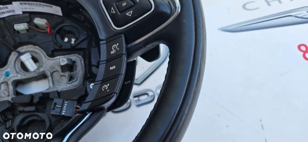 Jaguar XJ 351 LIFT 2015-2019 Kierownica Grzana Łopatki CZARNA - 13