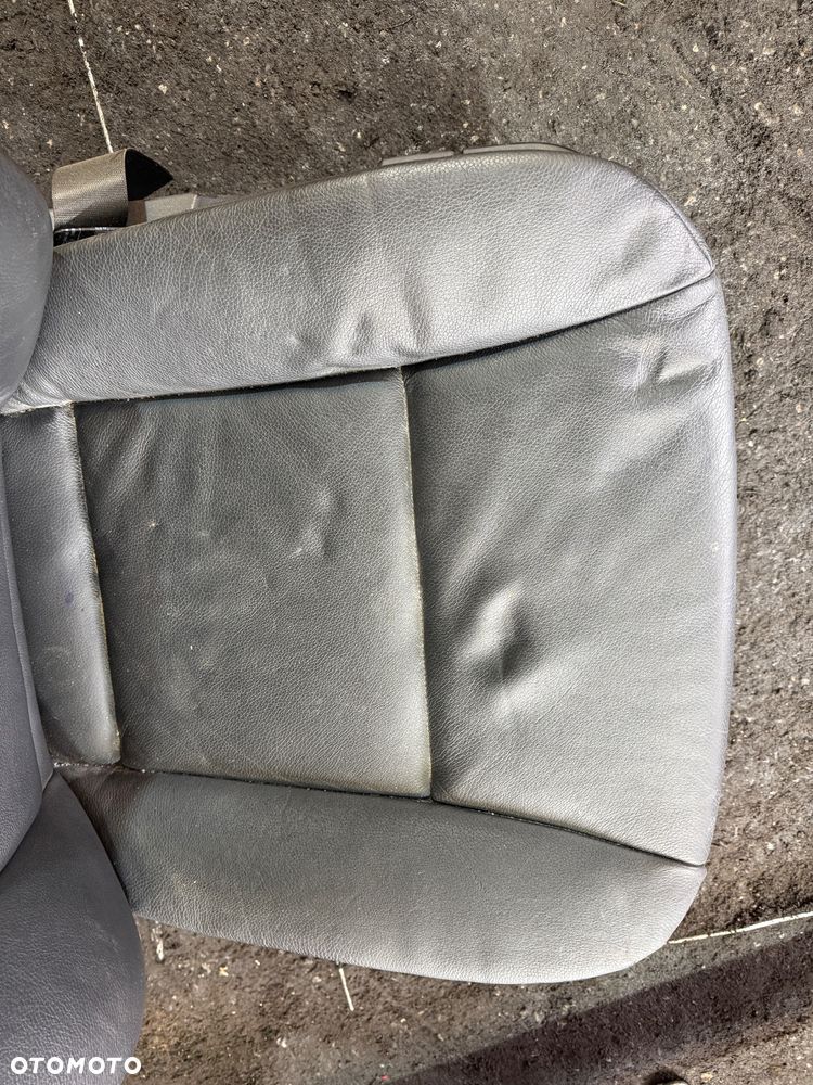 Fotel lewy skóra czarna e60 Piękny Stan ! Kierowcy - 4