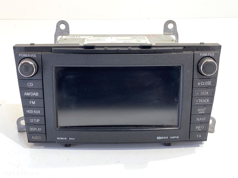 RADIO  TOYOTA AVENSIS Kombi (_T27_) 2009 - 2018 2.0 D-4D (ADT270_) 93 kW [126 KM] olej napędowy - 1