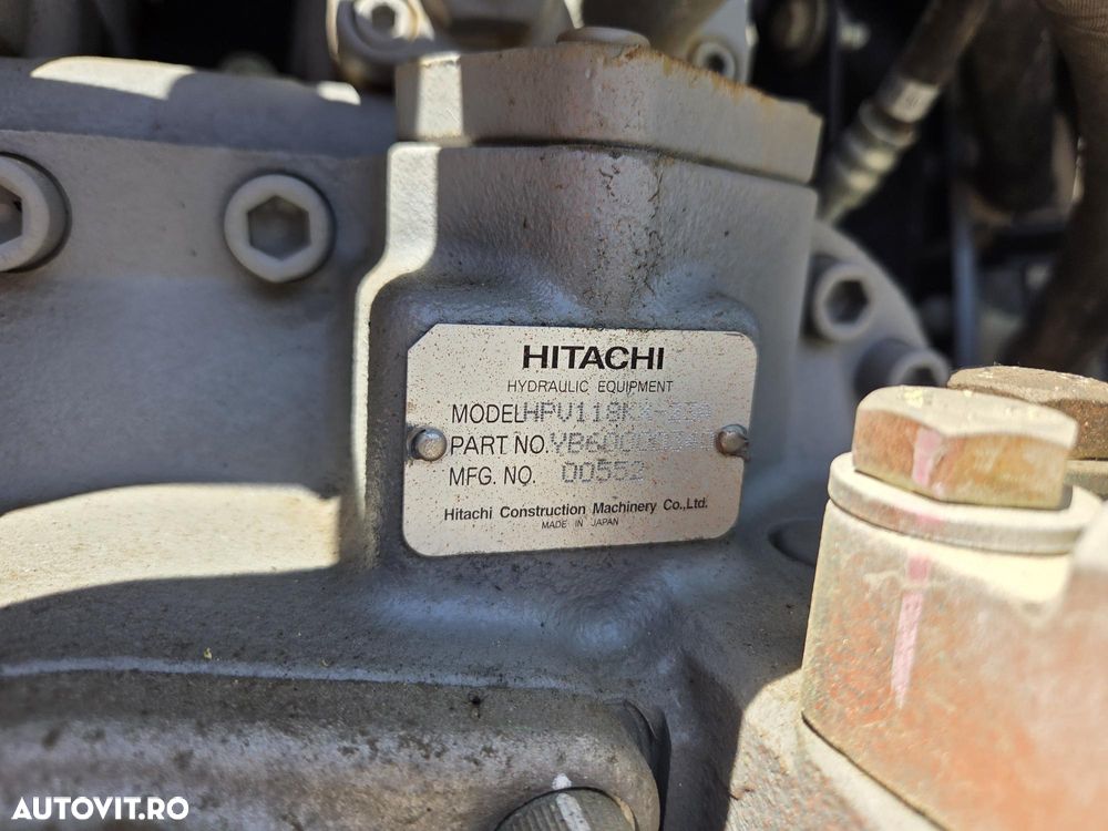Hitachi ZX210-6, latime 2,5m, cupa NOUA 1,3mc, 22tone, Adanc sapare 7m, consum mediu 9l/h, 3 pompe Hitachi, produs in Japonia, lant 80% ok -200h deplasare, ridica 13t, inst picon, camera spate, posibilitate leasing, STARE FOARTE BUNA -PROMOTIE 79.900Eur+Tva - 33