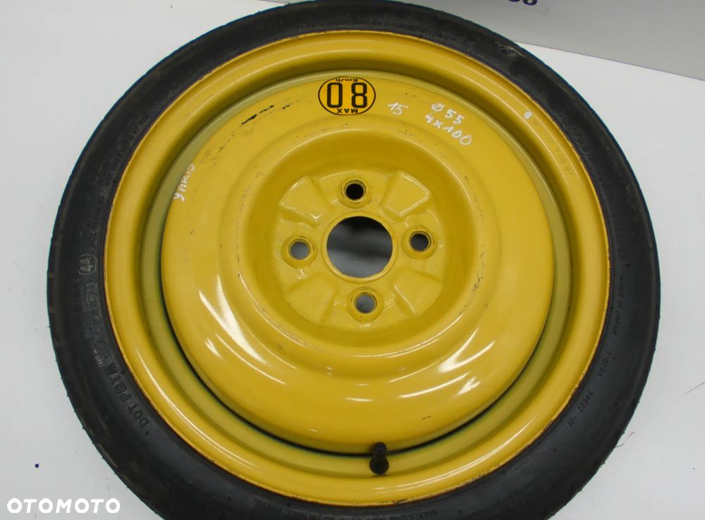 Toyota Yaris III Koło Dojazdowe 4x100 4Jx15 115/70r15 - 2