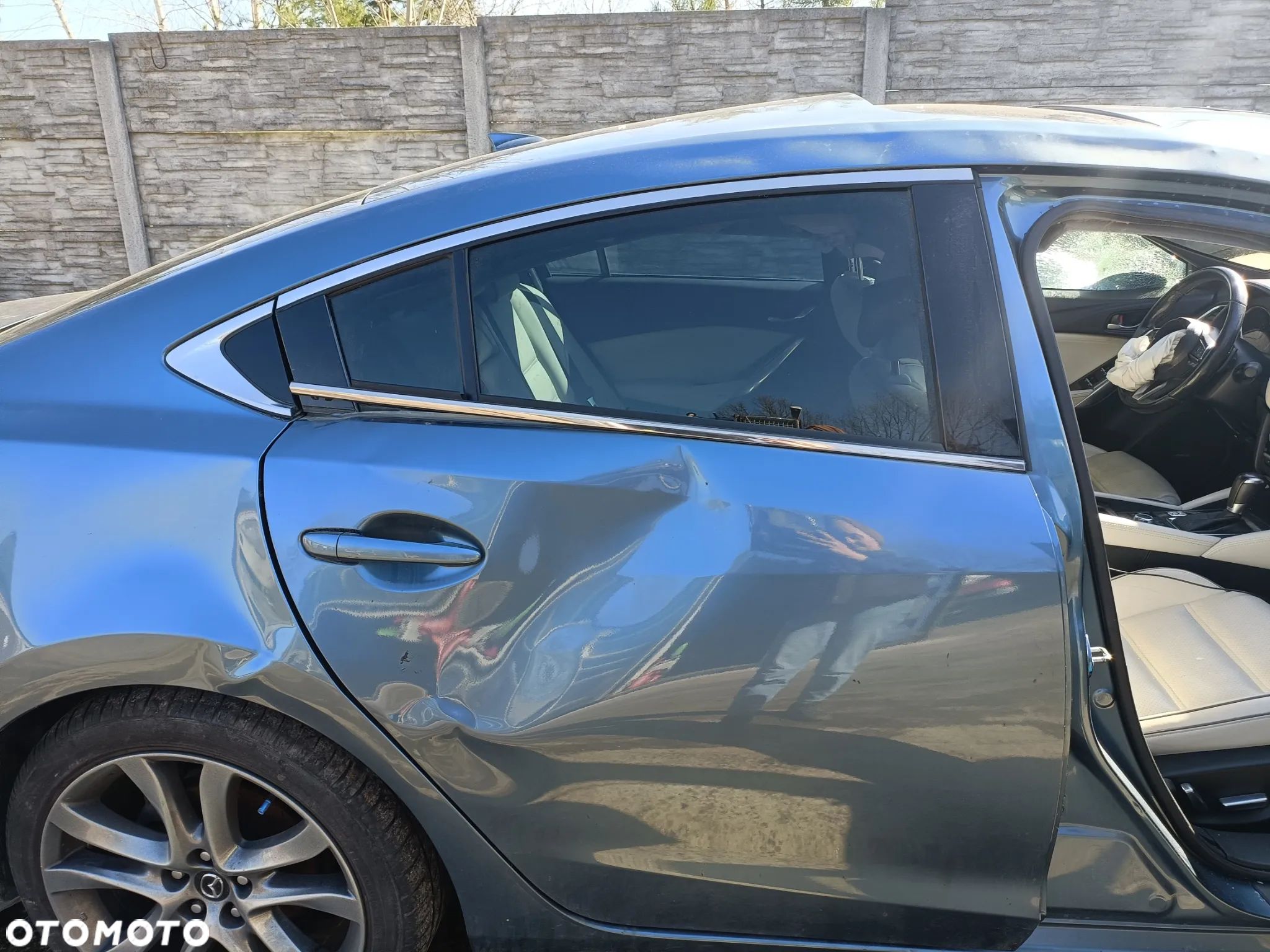 MAZDA 6 III GL 12-19 r. 2017 przyciemniana SZYBA drzwi prawy tył SEDAN - 1