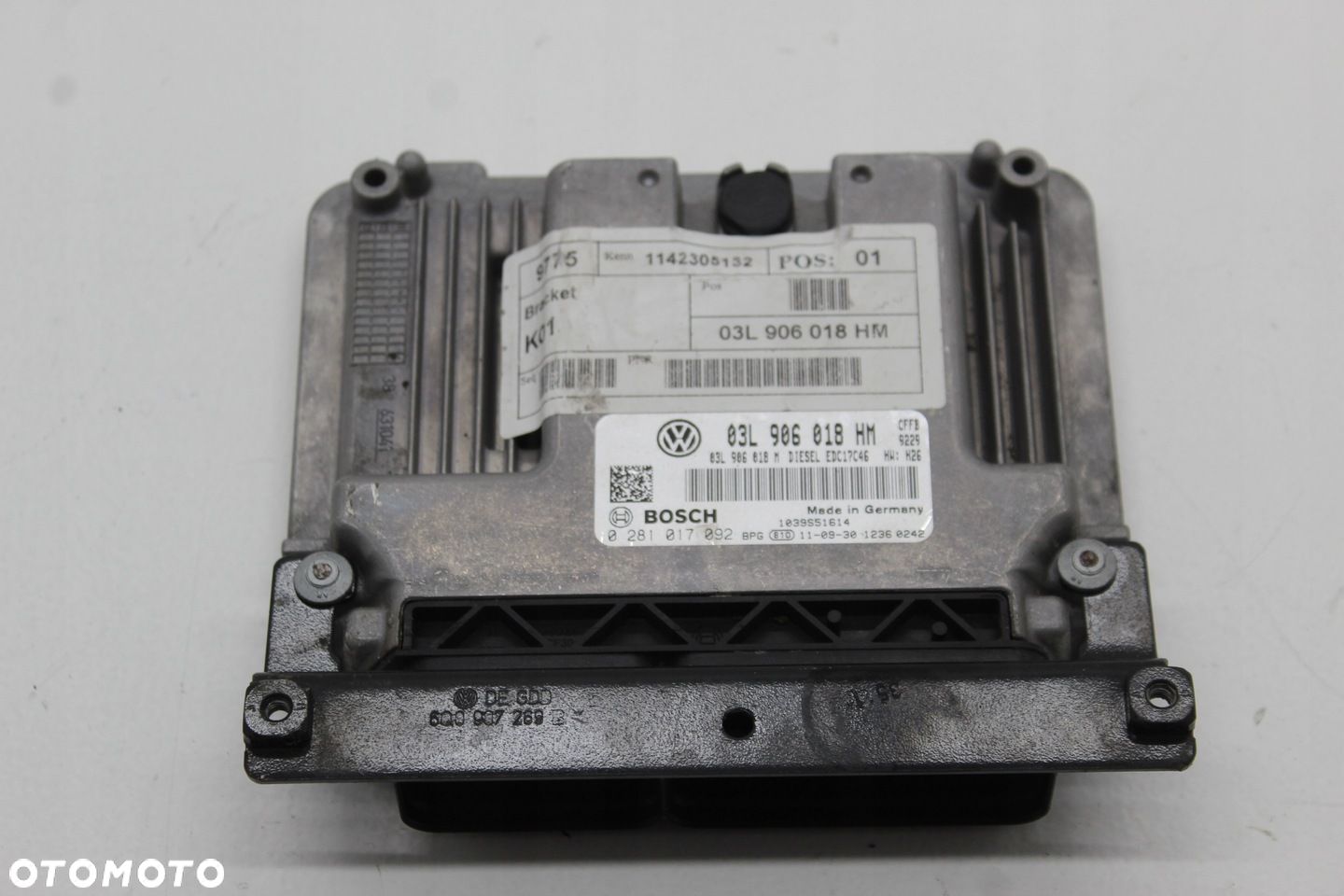 SEAT ALHAMBRA 7N STEROWNIK KOMPUTER SILNIKA 03L906018HM - 1