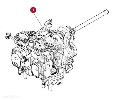Massey Ferguson 8480 Skrzynia Biegów Kompletna ML200 F900 CZĘŚCI 0099047000000 - 1