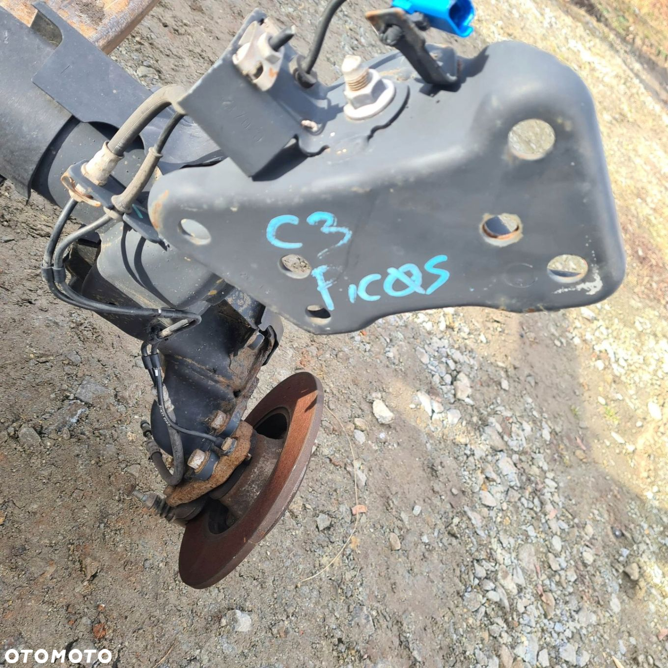 CITROEN C3 PICASSO OŚ BELKA TYLNA ZAWIESZENIE - 5