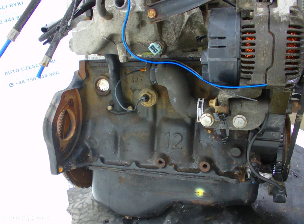 Silnik Opel 1.2 8V X12SZ Głowica Kolektor Części - 10