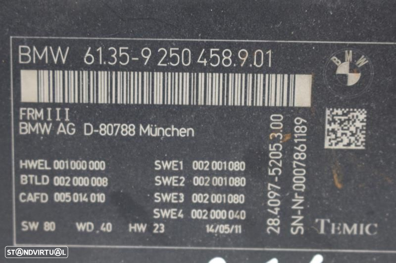 Centralina De Luzes Bmw X3 (F25)  9250458 / 9250458901 - 2