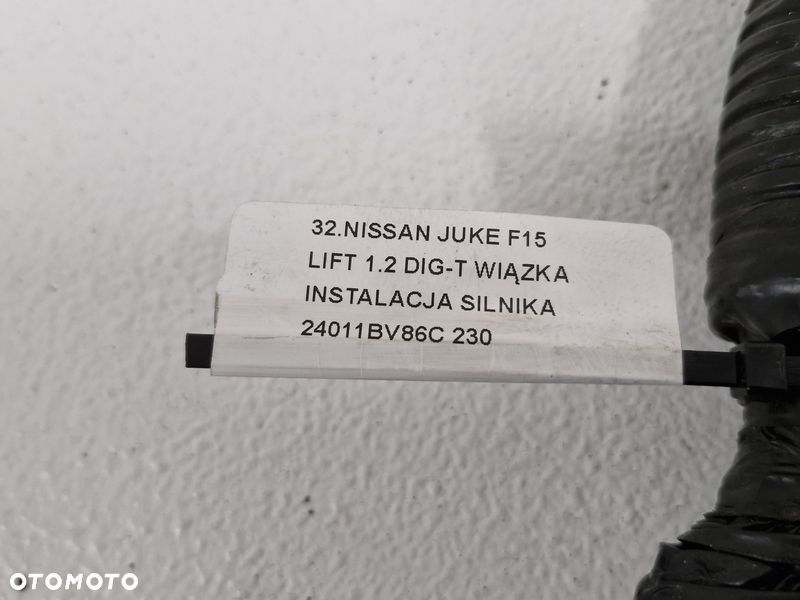 NISSAN JUKE F15 LIFT 1.2 DIG-T WIĄZKA INSTALACJA SILNIKA 24011BV86C - 6