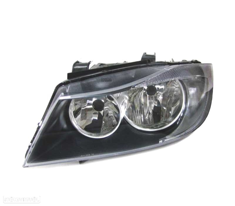 FARÓIS BMW SERIE 3 E90 BERLINA 5 PORTAS 2005-09/2008 FUNDO PRETO - 2