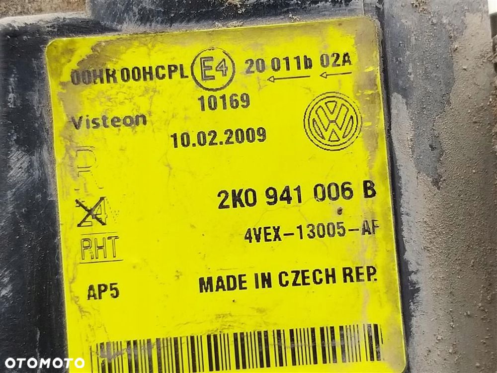 Reflektor lampa przód prawa VW Caddy  III  2004-2010 VISTEON 2K0941006B - 5