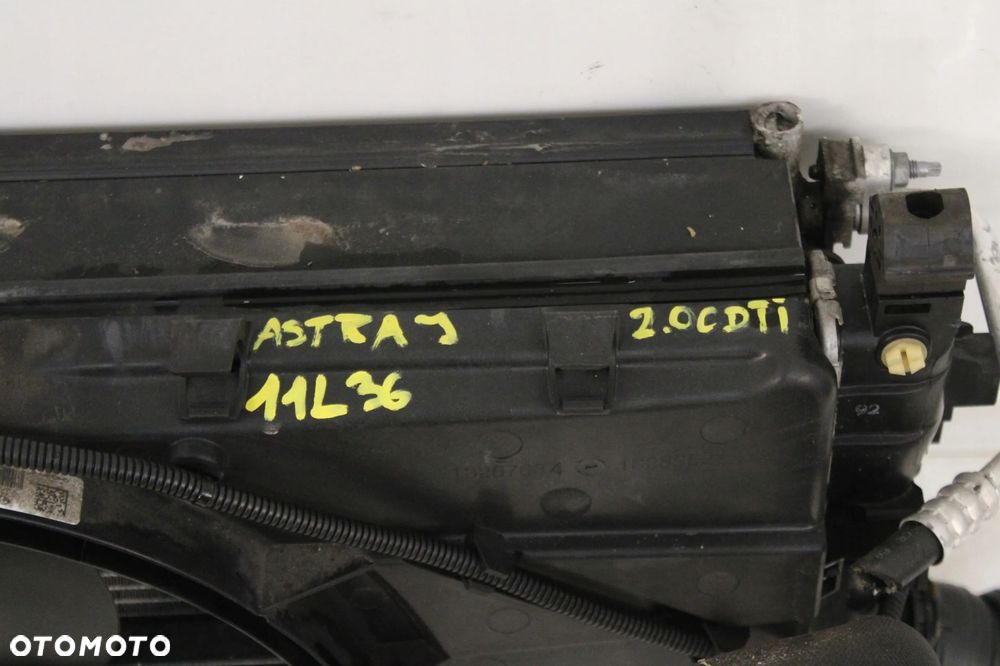OPEL ASTRA J LIFT 12R- KOMPLET CHŁODNIC WENTYLATOR 2.0 CDTI - 7