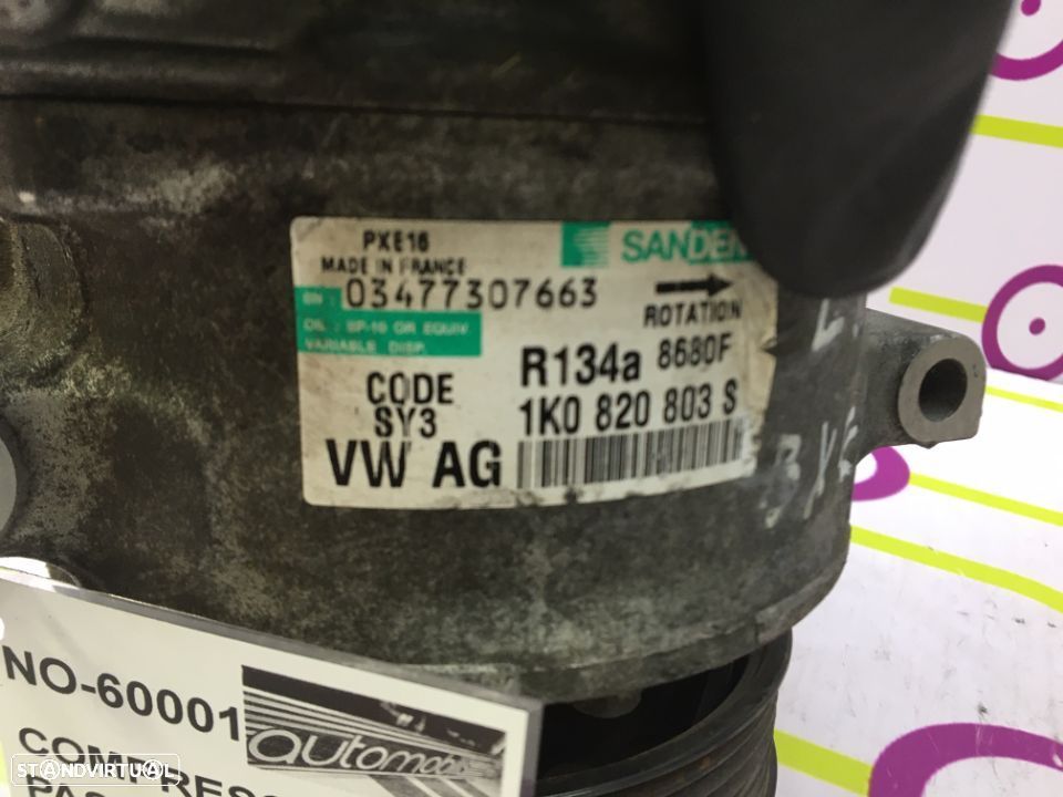 Compressor AC VW Passat / Audi A3 / Seat Leon 	2.0 TDi 140 Cv de 2006 - Ref: 01140169 - NO60001 - 1