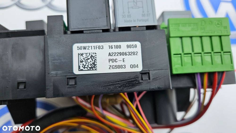 Mercedes C klasa W205 Skrzynka bezpieczników BCM Moduł BSI A2229063202 Puszka Skrzynka z bezpiecznikami - 7