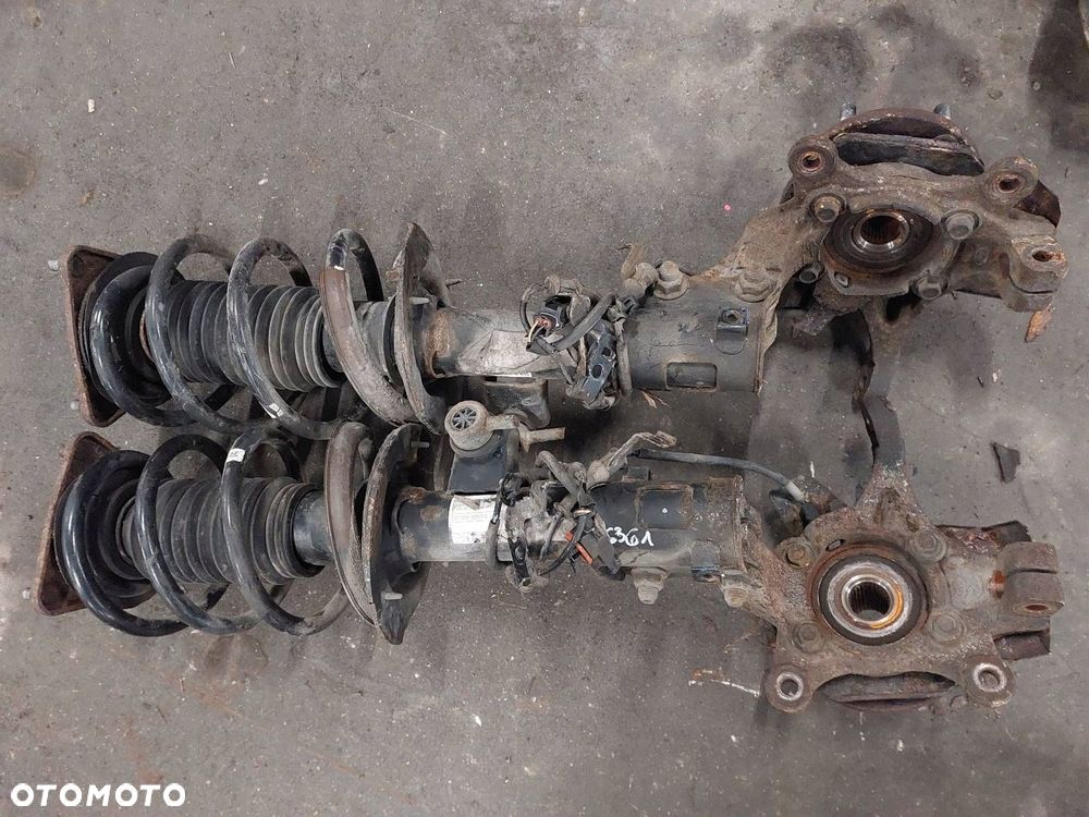 AMORTYZATOR SPRĘŻYNA ZWROTNICA LEWY + PRAWY PRZÓD KIA CEED II 1.6 CRDI - 5