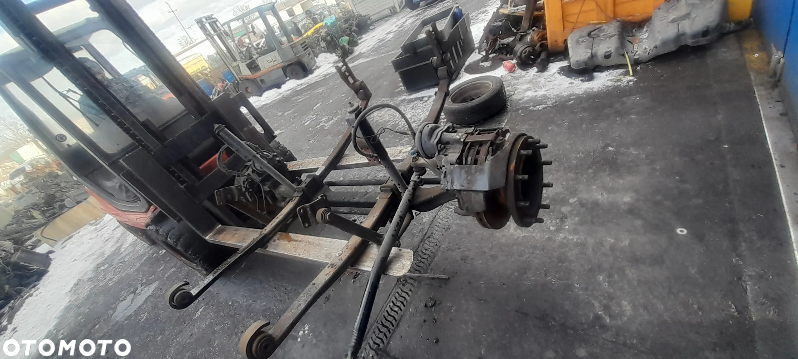 Przednia oś, belka zawieszenia, resor E72AB02 Renault Midlum 270 dci !! 22,5'' - 2