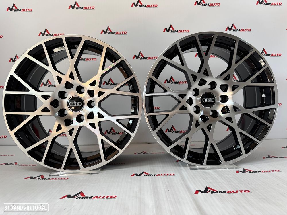 Jantes Look Audi RS4 2024 Preto Polido 18 - 1